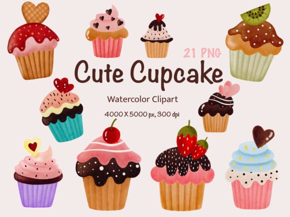 Cute Cupcake Watercolor Clipart PNG: A Brand Designer’s Review for Marketing Illustrations