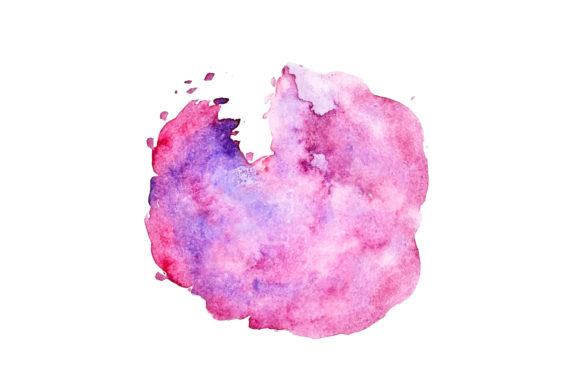 Hand Drawn Pink Watercolor Splash for Illustrations That Pop