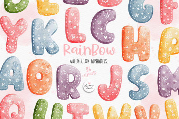 Rainbow Watercolor Alphabet Clipart: A Designer’s Real-World Review for Branding & Creative Projects