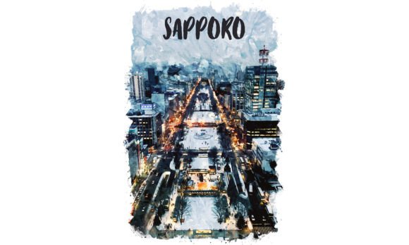 Sapporo Asia Watercolor Illustrations for Crafters & Etsy Sellers