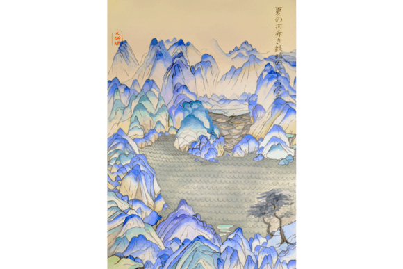 Traditional Japanese Watercolor Painting Illustrations for Handmade Crafters