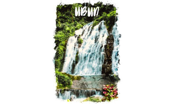 Ubud Asia Watercolor Illustrations for Digital Sellers