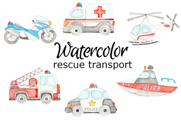 Watercolor Illustrations for Resque Transport: A Visual Designer’s Review